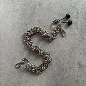 Raf Simons Black Cherry Wallet Chain